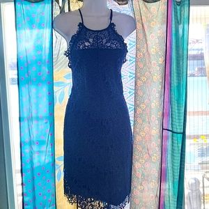 Stunning Blue Lace Dress NWOT